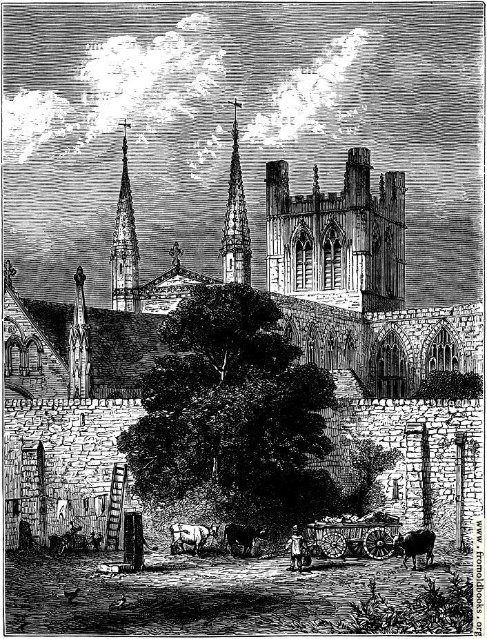 [Picture: Cathedral from the N.E. and part of City Wall.]