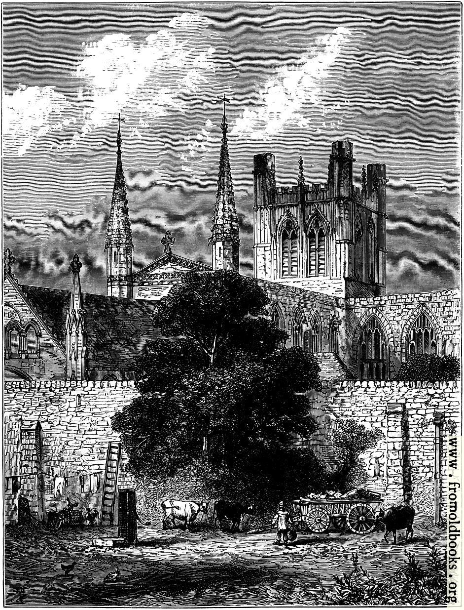 [Picture: Cathedral from the N.E. and part of City Wall.]