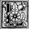 [Picture: Decorative initial “L” with wild flowers and weeds]
