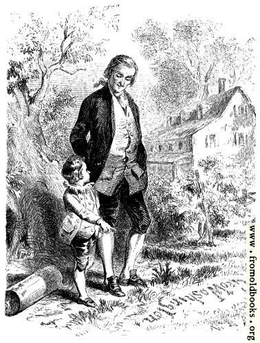 [Picture: Washington and his Father]