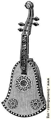 [Picture: Musical Instruments at the South Kensington Museum: E.—Quinterna, of Chiterna]