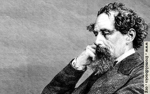 [Picture: A closer crop of a portrait of Sir Charles Dickens]