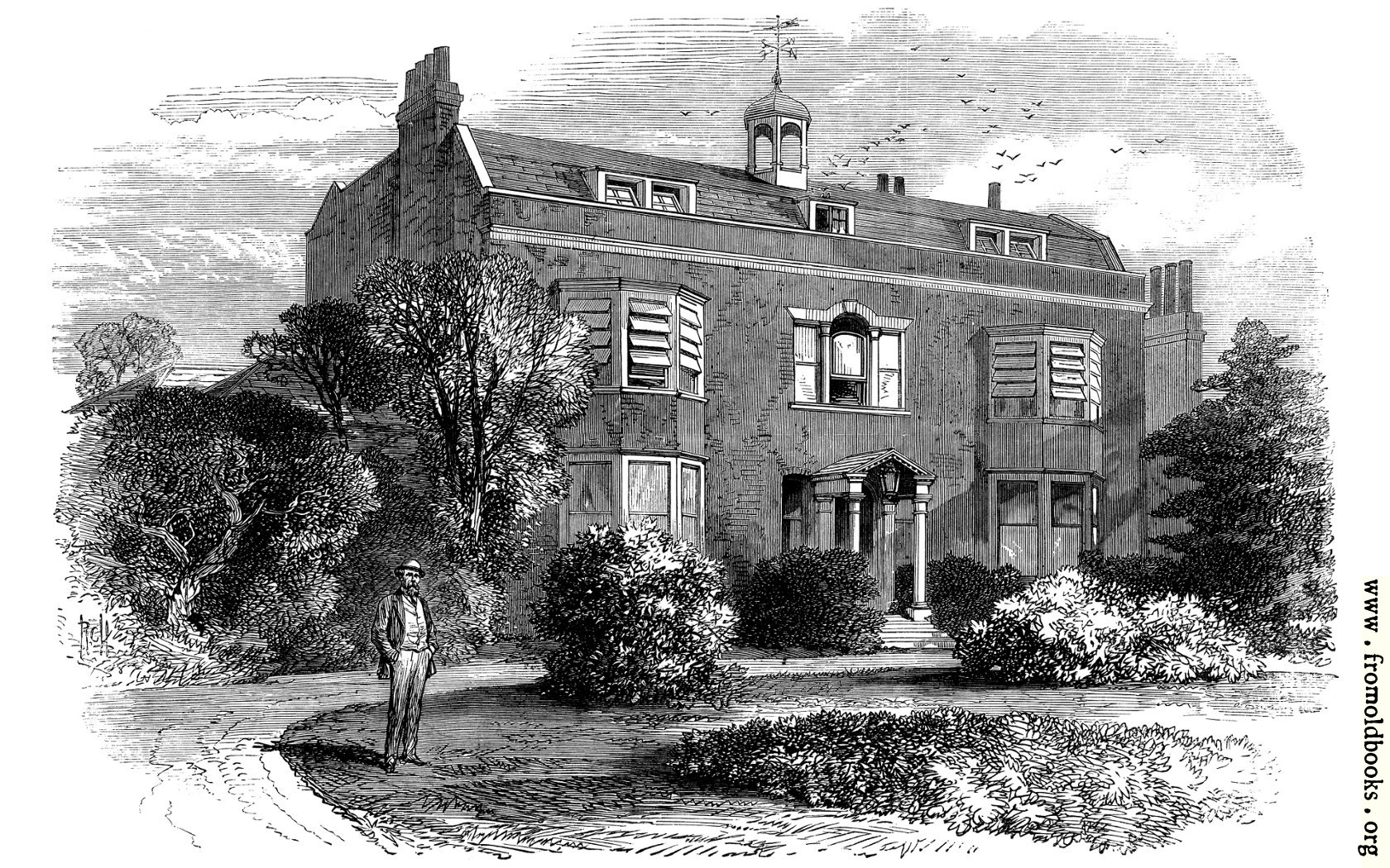 [Picture: Gadshill Place, Home of Charles Dickens.]