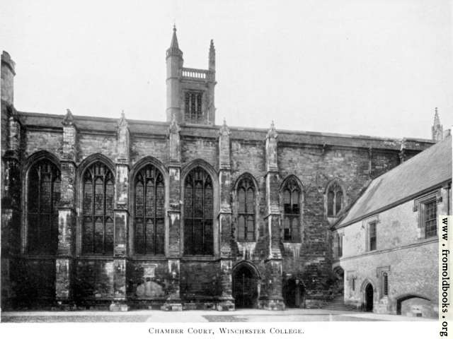 [Picture: Chamber Court, Winchester College, Hampshire]