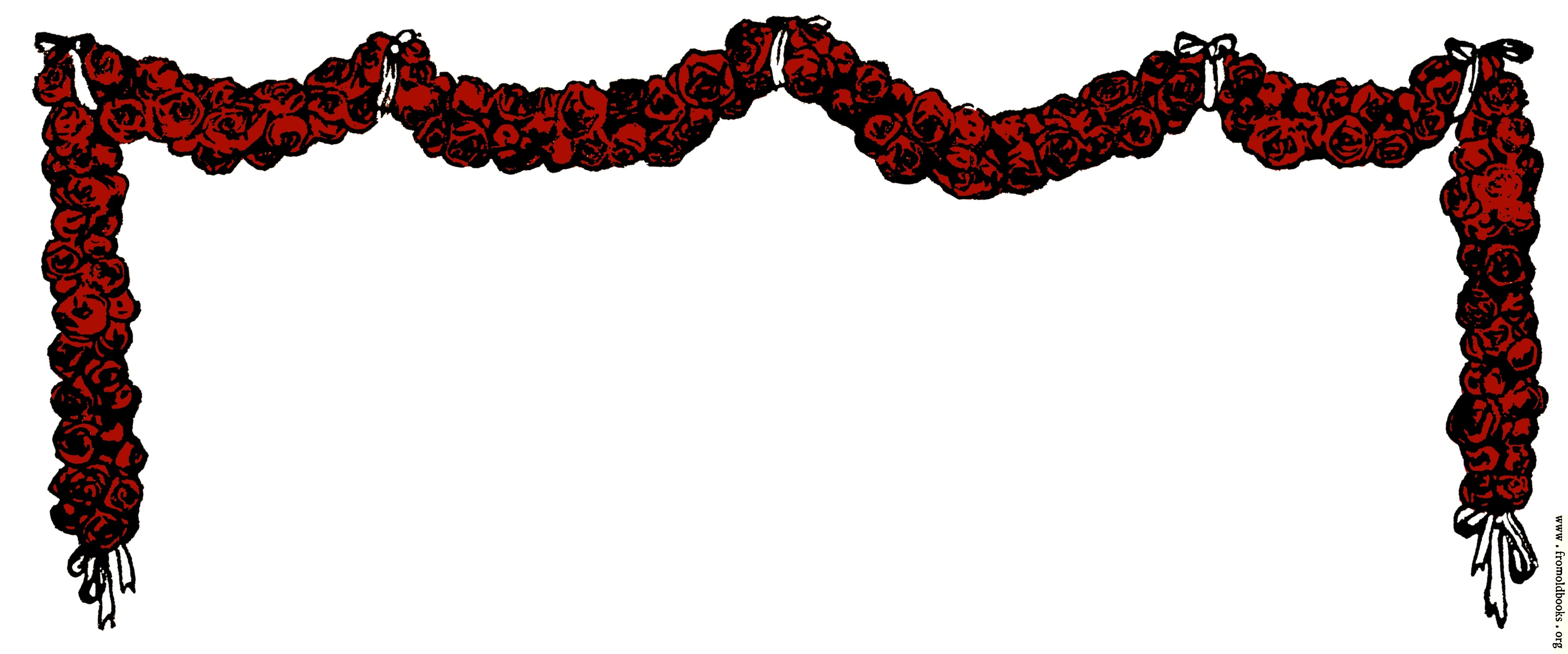 [Picture: Festoon or Garland of Roses]