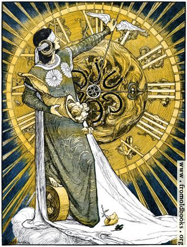 [Picture: Jugend Magazine, January 1900, Front Cover]