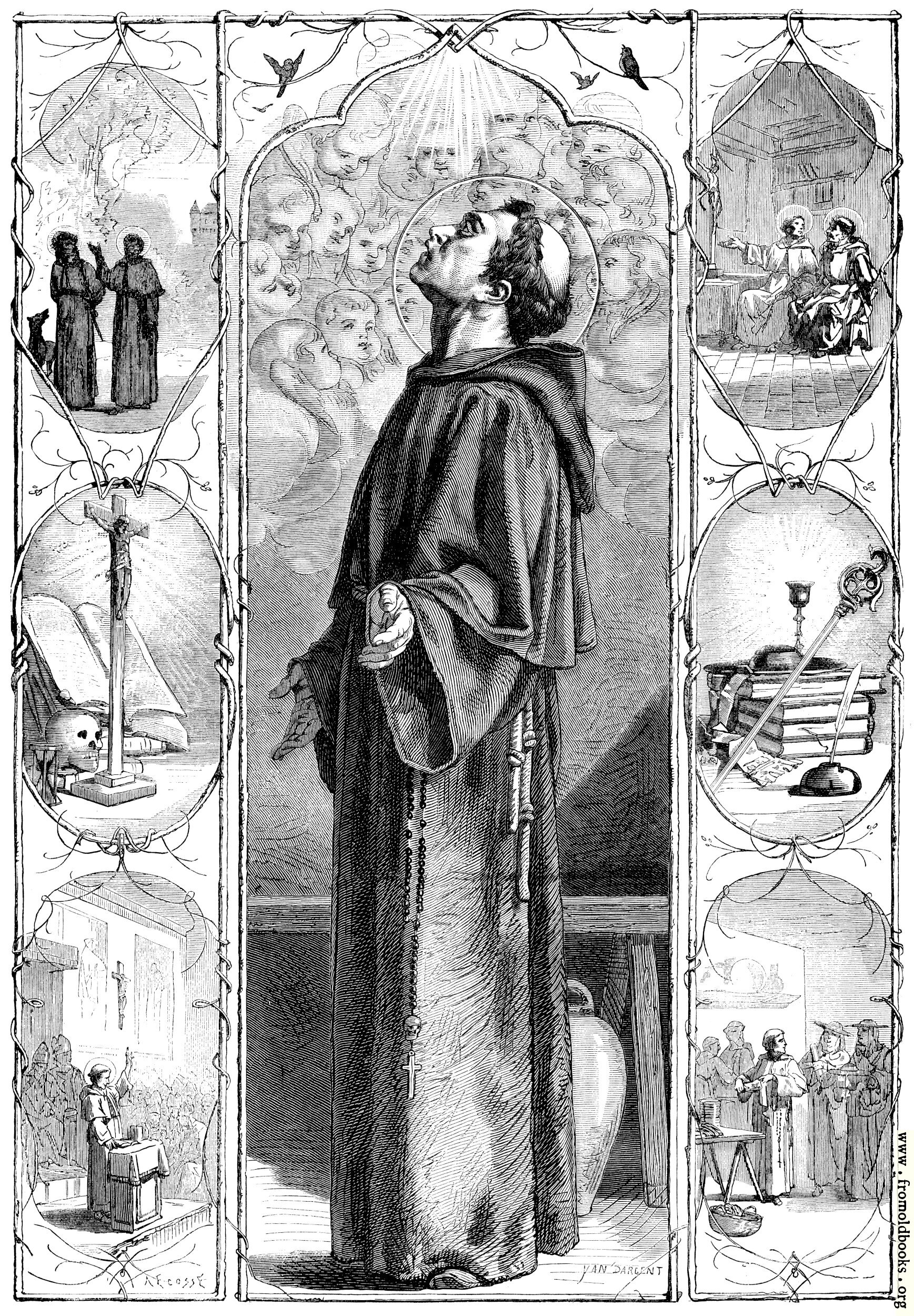 [Picture: Saint Bonaventura as a Monk]