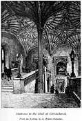 [Picture: Christchurch College, Oxford: Staircase to the hall]