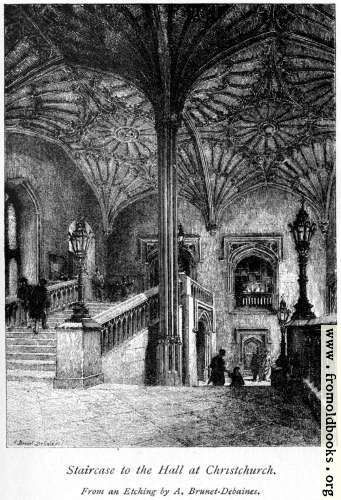 [Picture: Christchurch College, Oxford: Staircase to the hall]