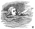 Alice Swimming
