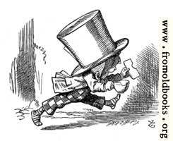 [picture: Mad Hatter just as hastily leaves]