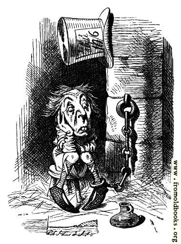 [Picture: The Mad Hatter in Chains.]