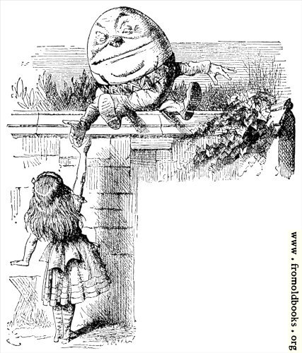[Picture: Alice Meets Humpty Dumpty]