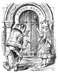 [Picture: Queen Alice Knocking at the Door]