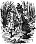 The Red Queen chastises Alice