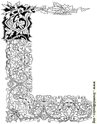 [Picture: Mediaeval Border from Title Page]