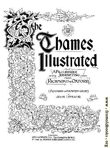 [Picture: The Thames Illustrated: Title Page]