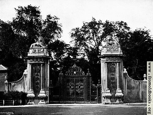 [Picture: The Lion Gates, Hampton Court]