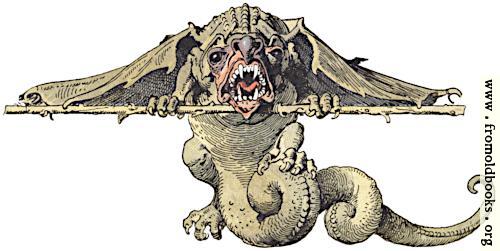 [Picture: Winged monster of the night]