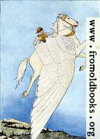[picture: Frontispiece: ``Yes, there he sat, on the back of the winged horse!'']