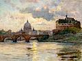 [Picture: St. Peter’s Rome from the River Tiber: wallpaper version]