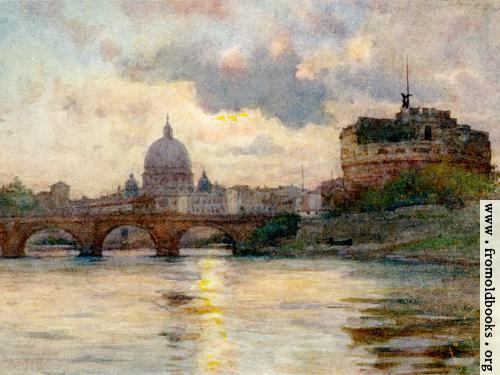 [Picture: St. Peter’s Rome from the River Tiber: wallpaper version]