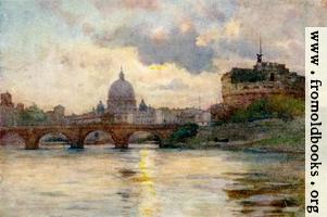 S. Peter’s and Castel Sant’ Angelo From the Tiber