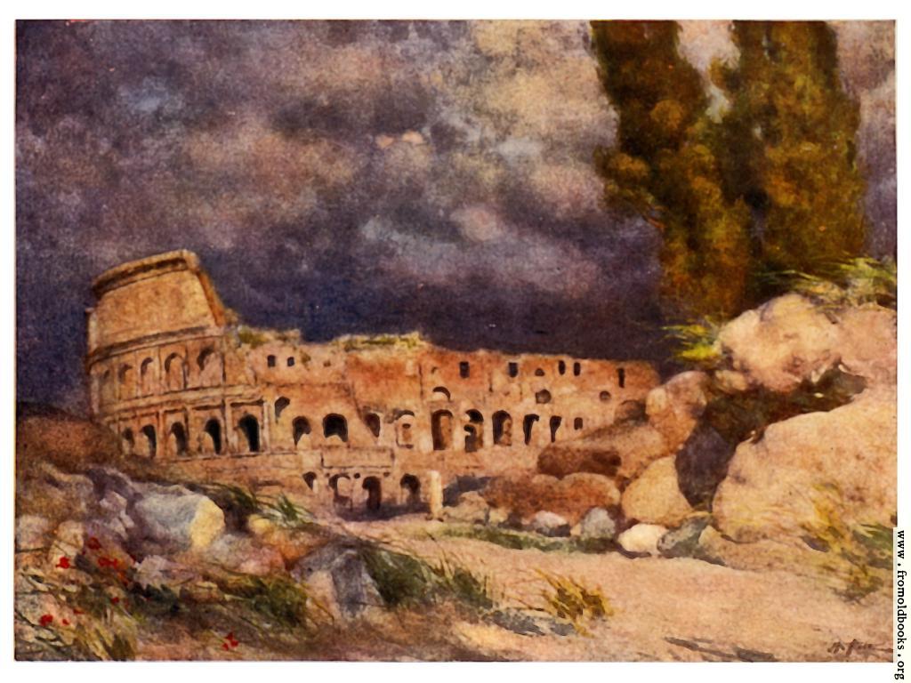 [Picture: The Colosseum in a Storm]