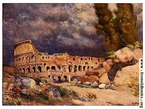 [Picture: The Colosseum in a Storm]