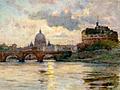 St. Peter’s Rome from the River Tiber: wallpaper version