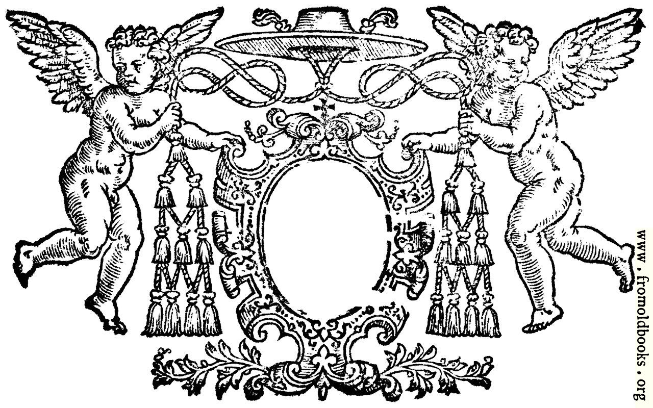 [Picture: Cartouche from Dedication Page]