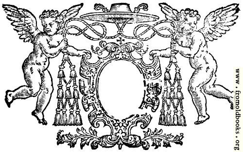 [Picture: Cartouche from Dedication Page]
