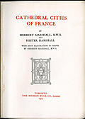 [Picture: Title Page from Cathedral Cities of France]