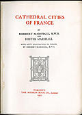 Title Page from Cathedral Cities of France
