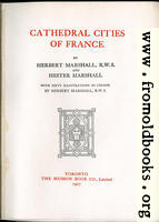 [picture: Title Page from Cathedral Cities of France]