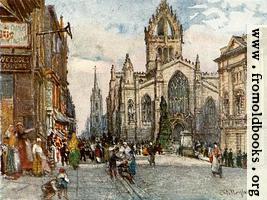 [Picture: The Church of St. Giles from the Lawnmarket]