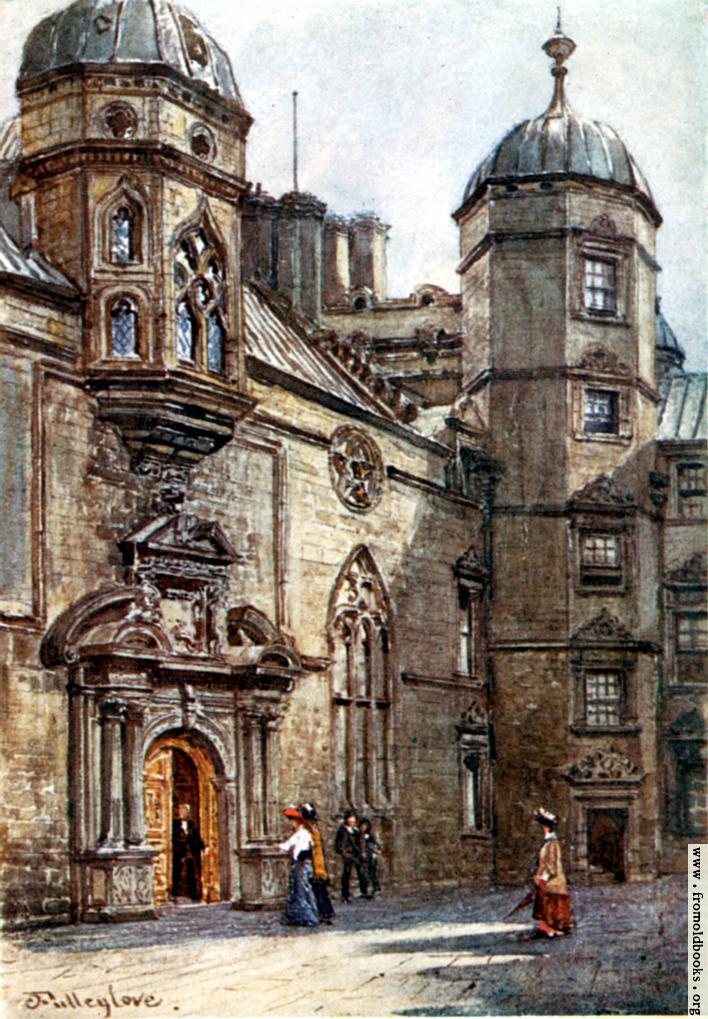 [Picture: Quadrangle of George Heriot’s Hospital]