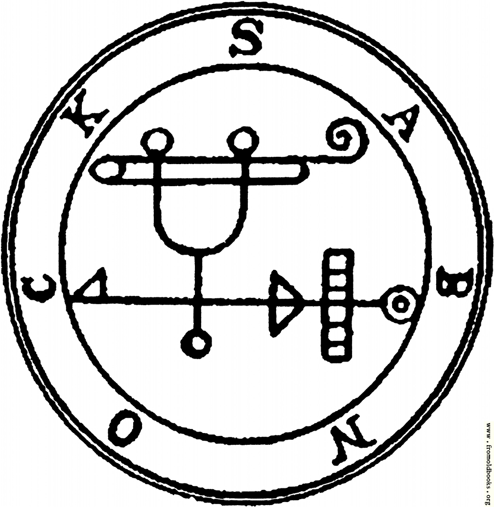 [Picture: 43. Seal of Sabnock.]