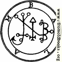 51. Seal of Balam, or Balaam.