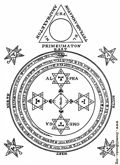 [Picture: The Magical Circle of King Solomon]