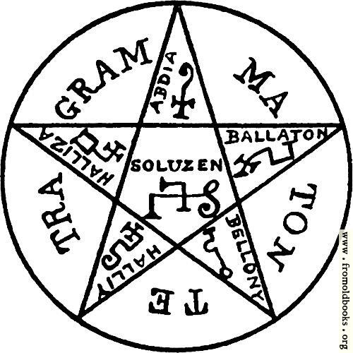 [Picture: Pentagram of Solomon]