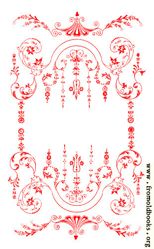 [Picture: Victorian Border, Red on White.]