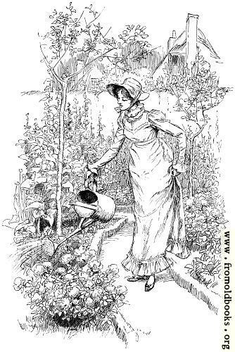 [Picture: Frontispiece: Watering My Flowers]