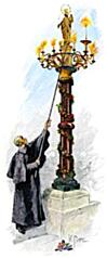 [Picture: The Irmin Column in the Cathedral of Hildesheim]