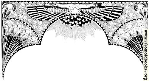 [Picture: Patriotic Border With Stars, Stripes, Eagles]