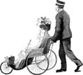 [Picture: A genteel wheelchair in Paris]