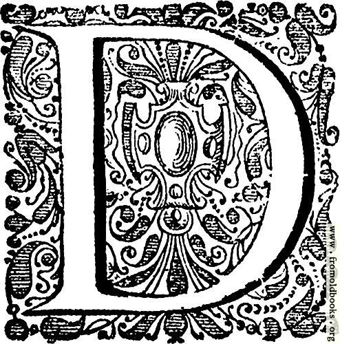 [Picture: Decorative initial (drop cap) D]