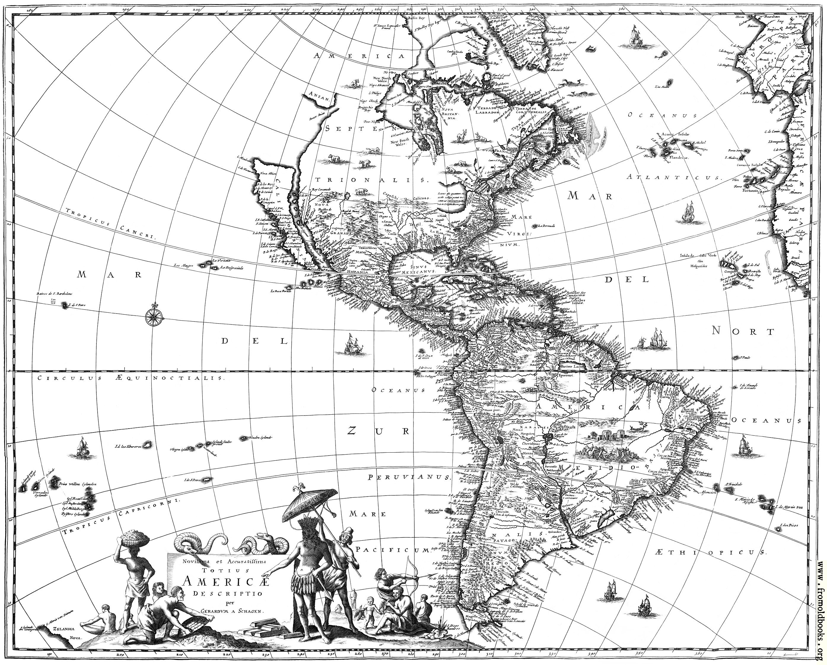 [Picture: Map of the Americas]