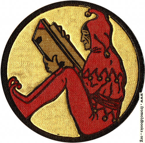 [Picture: Front Cover detail: jester reading a book]