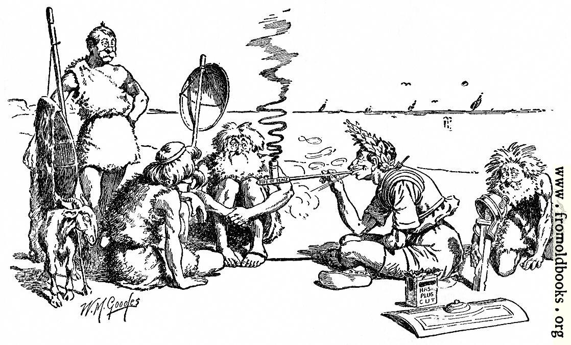[Picture: Cæsar treating with the Britons]